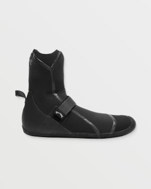 7mm Furnace Upcycler Welded Round Toe Wetsuit Boots – Black