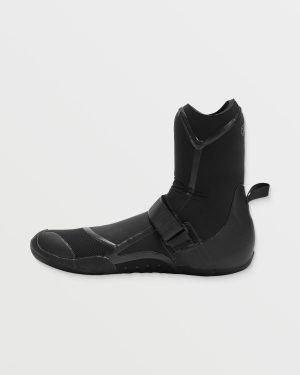 7mm Furnace Upcycler Welded Round Toe Wetsuit Boots – Black