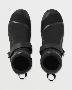 7mm Furnace Upcycler Welded Round Toe Wetsuit Boots – Black