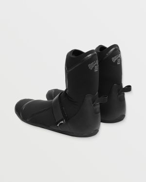 7mm Furnace Upcycler Welded Round Toe Wetsuit Boots – Black