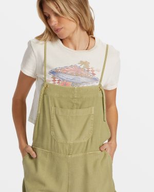 Wild Pursuit Romper – Avocado