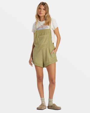 Wild Pursuit Romper – Avocado