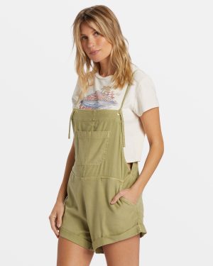 Wild Pursuit Romper – Avocado