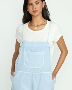 Wild Pursuit Romper – Washed Chambray