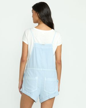 Wild Pursuit Romper – Washed Chambray