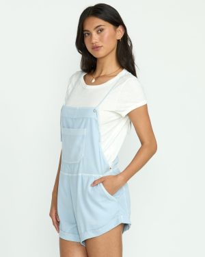 Wild Pursuit Romper – Washed Chambray