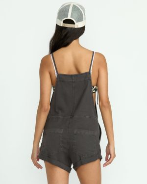 Wild Pursuit Romper – Off Black