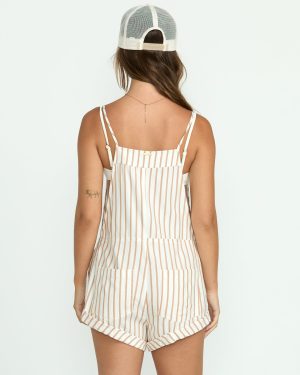 Wild Pursuit Romper – Rose Brown