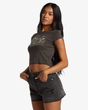 High Tides Denim Shorts – Fade To Black