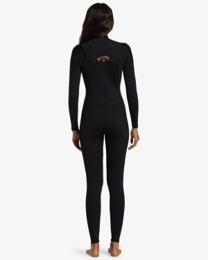 4/3mm Foil GBS Chest Zip Wetsuit – Black