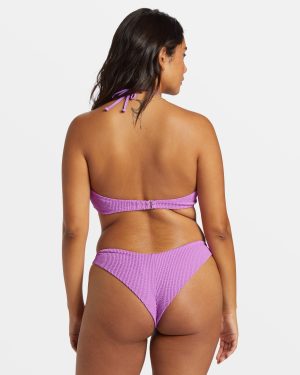 Summer High Multi-Way Bandeau Bikini Top – Bright Orchid