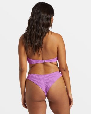 Summer High Tanga Bikini Bottoms – Bright Orchid