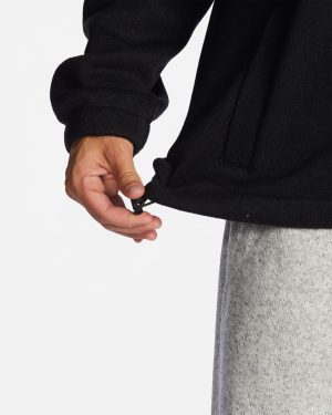 A/Div Boundary Hooded Half-Zip Pullover – Black Heather