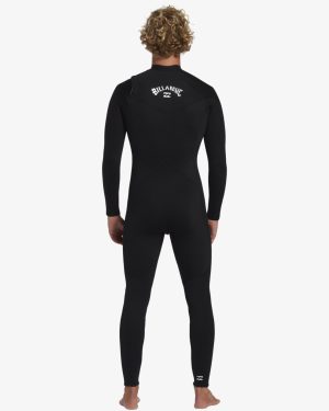 3/2mm Foil GBS Chest Zip Wetsuit – Black
