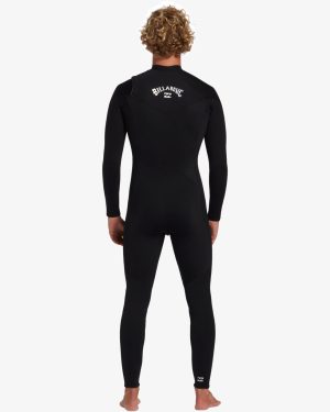 4/3mm Foil GBS Chest Zip Wetsuit – Black