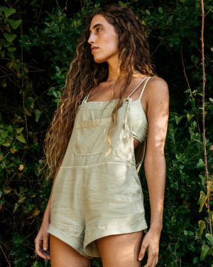 Wild Pursuit Romper – Avocado